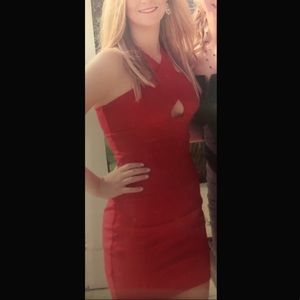 Red hot dress